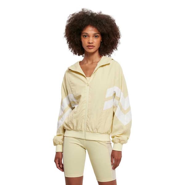 Urban Classics Crinckle Batwing Jacka Gul 2XL Kvinna