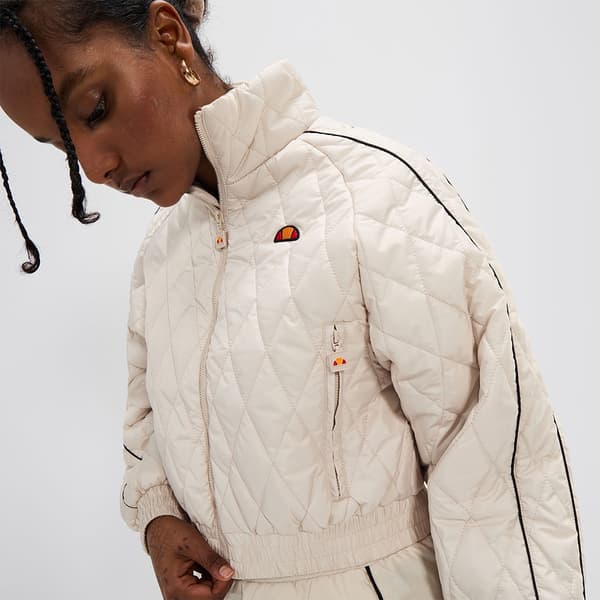 Ellesse Vailski Jakke Beige 10 Kvinde