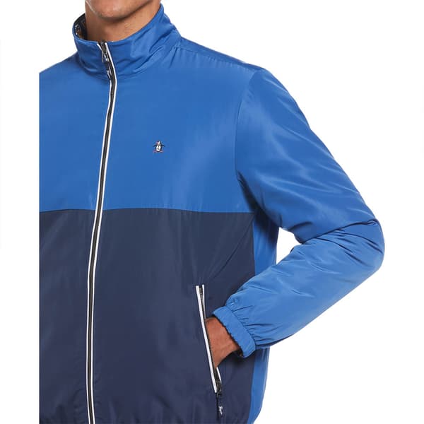 Original Penguin Reversible Aop Collegiate Jacka Blå M Man