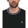 Miniatyrbillede 2 af 2: Original Penguin Tipped Crew Neck Trøje Sort XL Mand