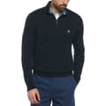 Miniatyrbillede 1 af 2: Original Penguin Tipped Halv Lynlås Sweater Blå XL Mand
