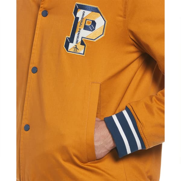Original Penguin Twill Logo Souvenir Jacka Brun M Man