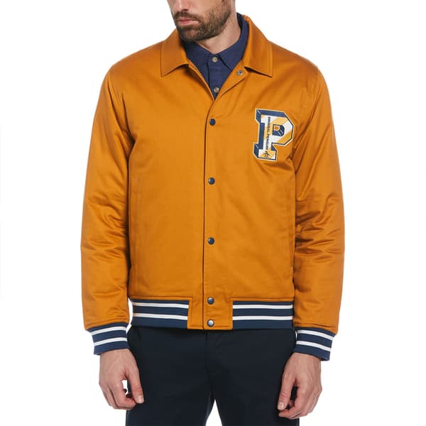 Original Penguin Twill Logo Souvenir Jacka Brun M Man