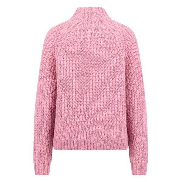 Fynch Hatton 24117473 Striktrøje Med Høj Hals Rosa S Kvinde