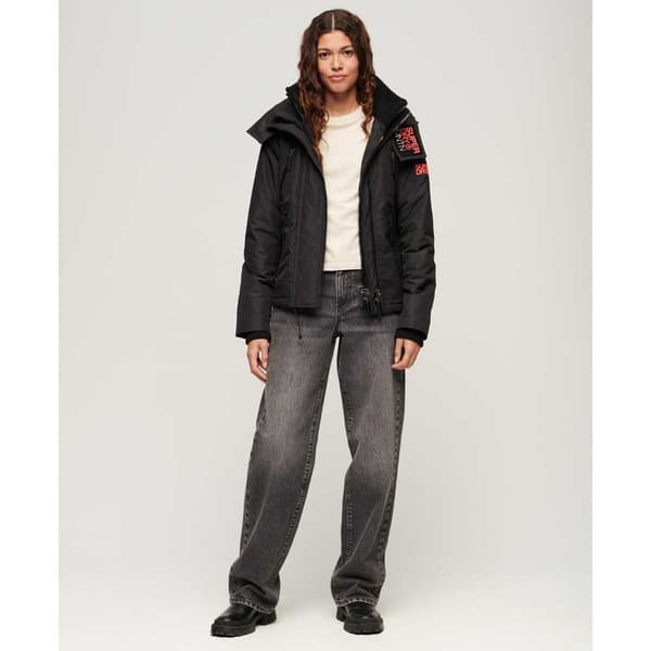 Superdry W5011652a Takki Musta 2XS Nainen