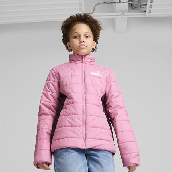 Puma Ess Padded Jacka Rosa 13-14 Years Pojke
