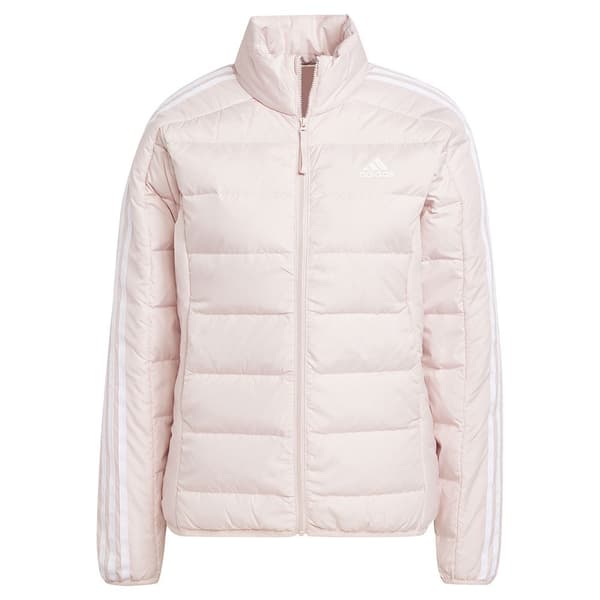 Adidas Essentials 3 Stripes Light Down Jacka Rosa M Kvinna