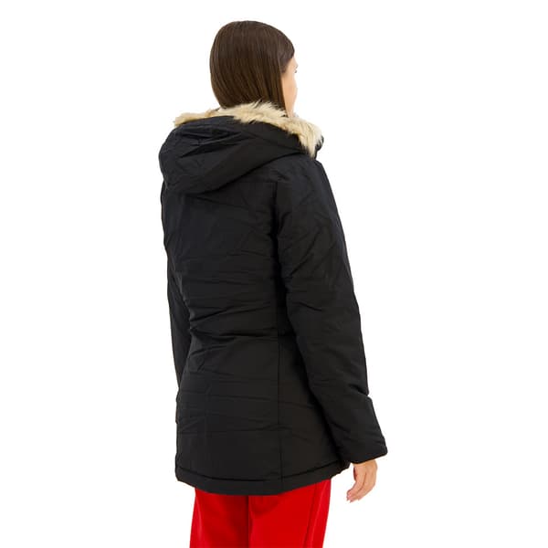 Adidas Paveric Fur Parka Svart S Kvinna