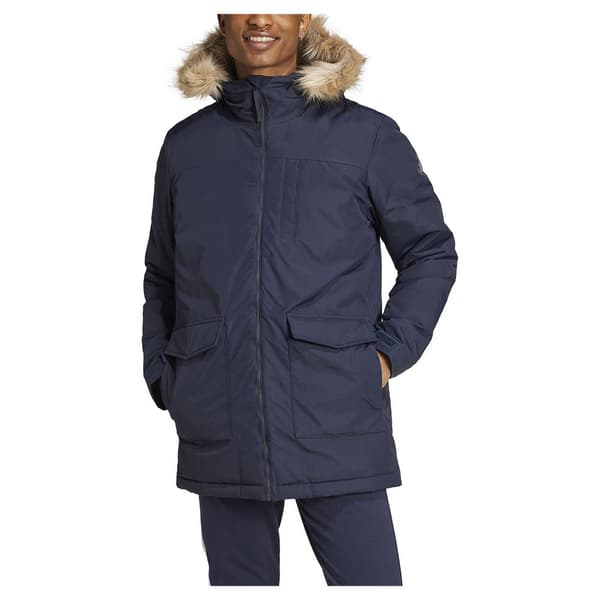 Adidas Paveric Fur Parka Grå L Mand
