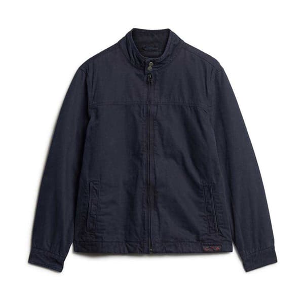 Superdry Classic Harrington Jacka Blå M Man