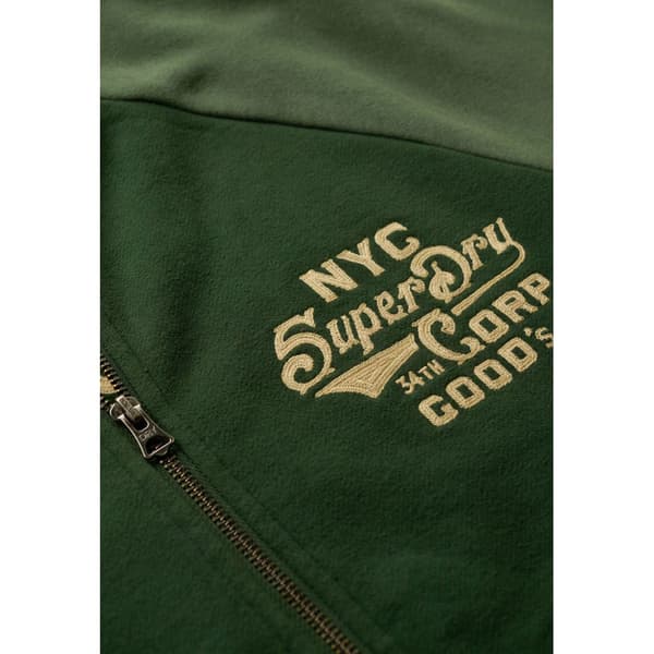 Superdry College Graphic Bomber-takki Vihreä L Mies