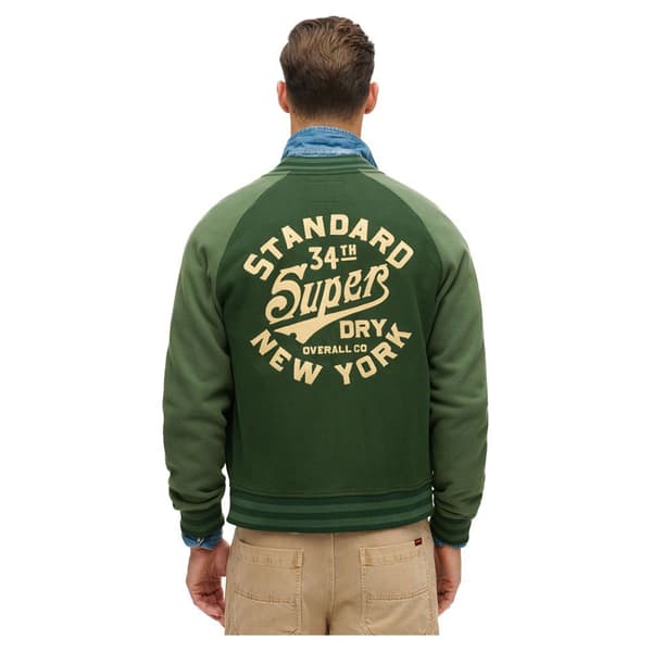 Superdry College Graphic Bomber-takki Vihreä L Mies