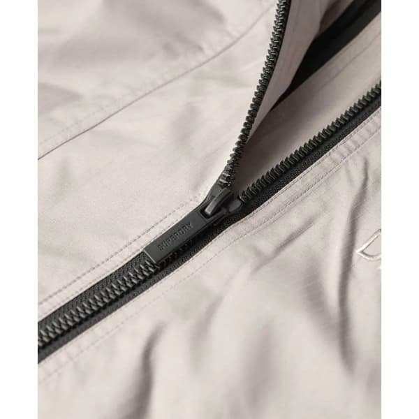 Superdry Embroidered Windbreaker Jacka Grå L Kvinna