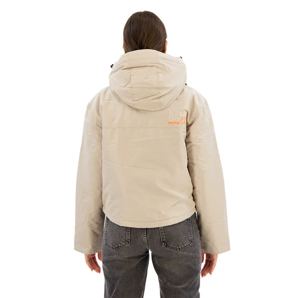 Superdry Embroidered Windbreaker Jacka Grå L Kvinna