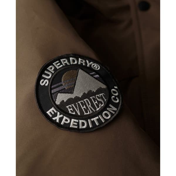 Superdry Everest Faux Fur Jacka Brun XL Man