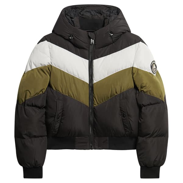 Superdry Everest Retro Bomberjacka Svart S Kvinna