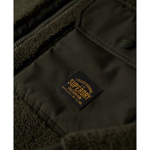 Superdry Expedition Borg Hybrid Jacka Grönt L Man