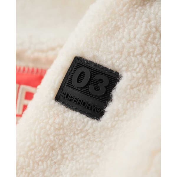 Superdry Fleece Trekker Jacka Vit S Kvinna