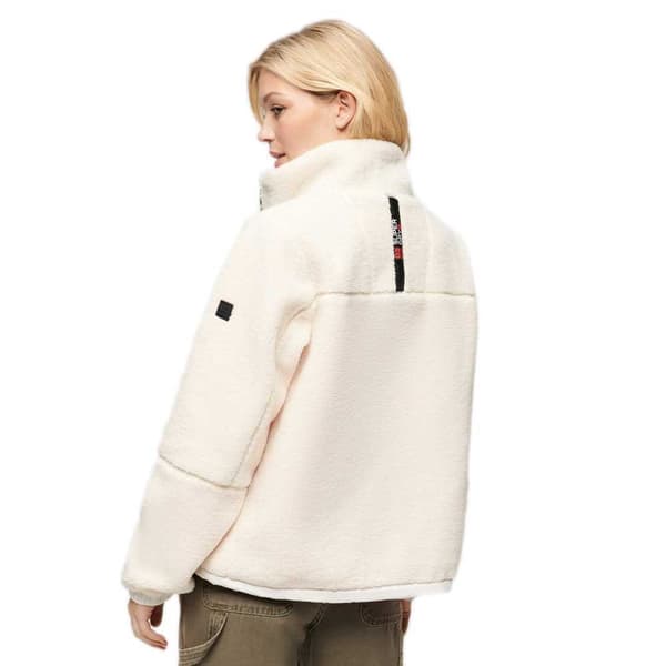 Superdry Fleece Trekker Jacka Vit S Kvinna
