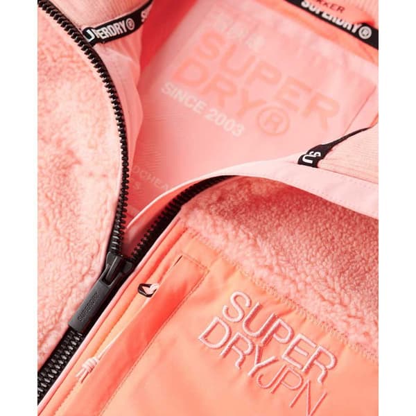 Superdry Fleece Trekker Jacka Rosa S Kvinna