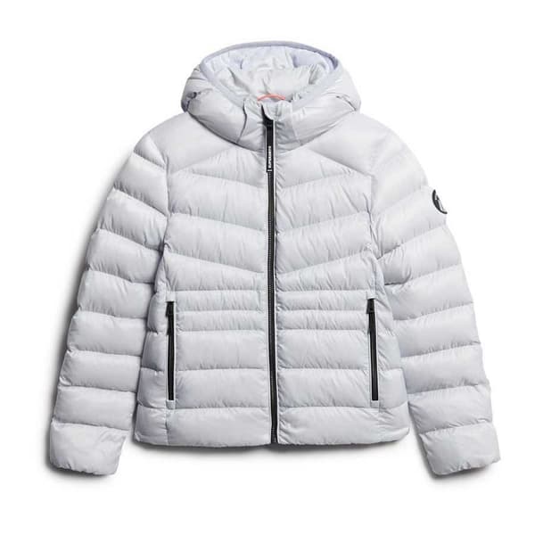 Superdry Fuji Quilt Padded Jacka Vit S Kvinna