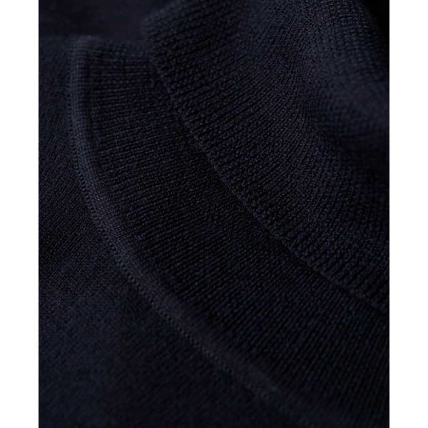 Superdry Merino Korkeakauluksinen Neulepaita Musta XL Mies