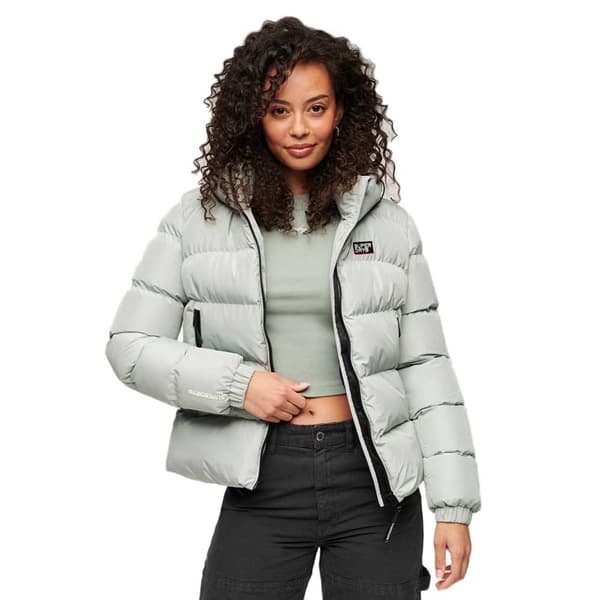 Superdry Sports Jacka Grå L Kvinna
