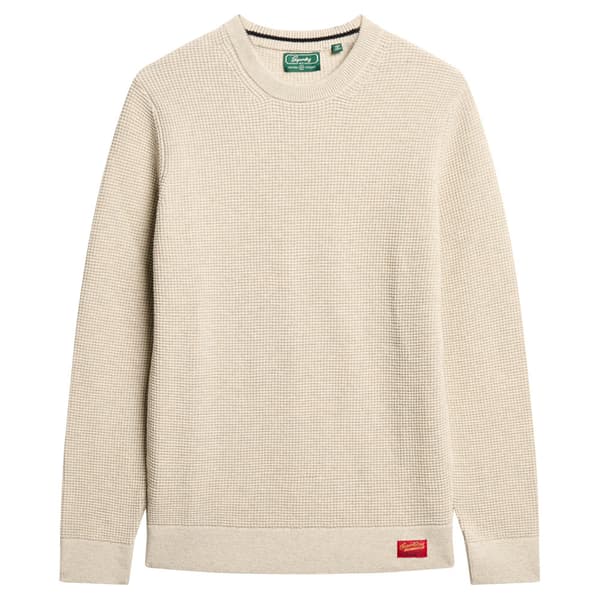 Superdry Textured Tröja Beige XL Man
