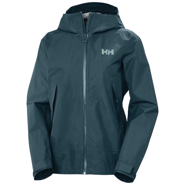 Helly Hansen Verglas Infinity 2.0 Regnjacka Grönt,Blå M Kvinna