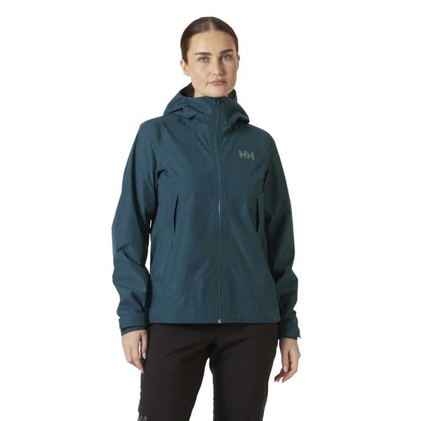Helly Hansen Verglas Infinity 2.0 Regnjacka Grönt,Blå M Kvinna