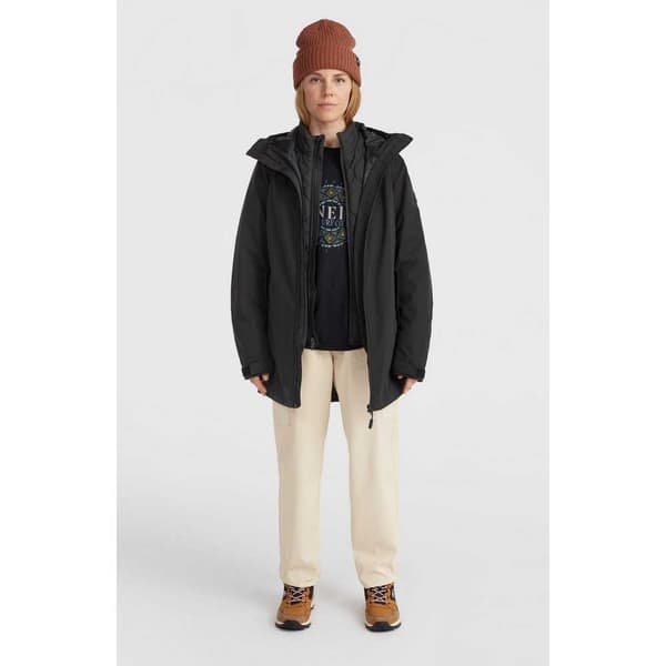 O´neill 3 In 1 10k/10k Parka Svart XS Kvinna
