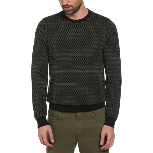 Original Penguin Ao Jacquard Check Trøje Sort XL Mand