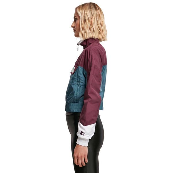 Starter Black Label Colorblock Jakke Blå XS Kvinde