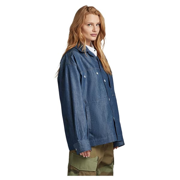 G-star Oversized Workwear Overtrøje Blå L Kvinde