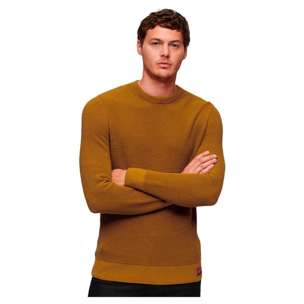 Superdry Textured Trøje Brun 2XL Mand