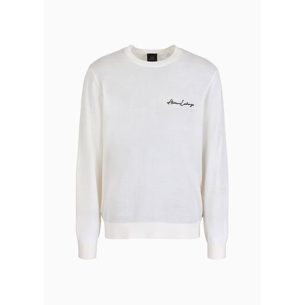 Armani Exchange 8nzm5a_zm1yz Trøje Hvid 2XL Mand