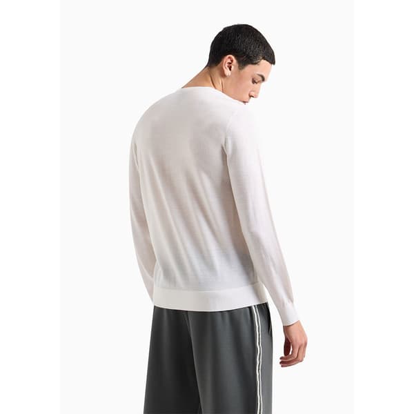 Armani Exchange 8nzm5a_zm1yz Trøje Hvid 2XL Mand