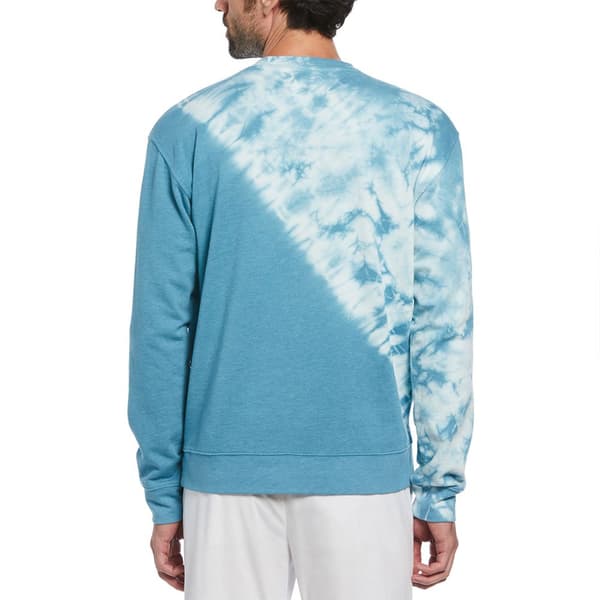 Original Penguin French Terry Tie Dye Floral Tröja Blå M Man