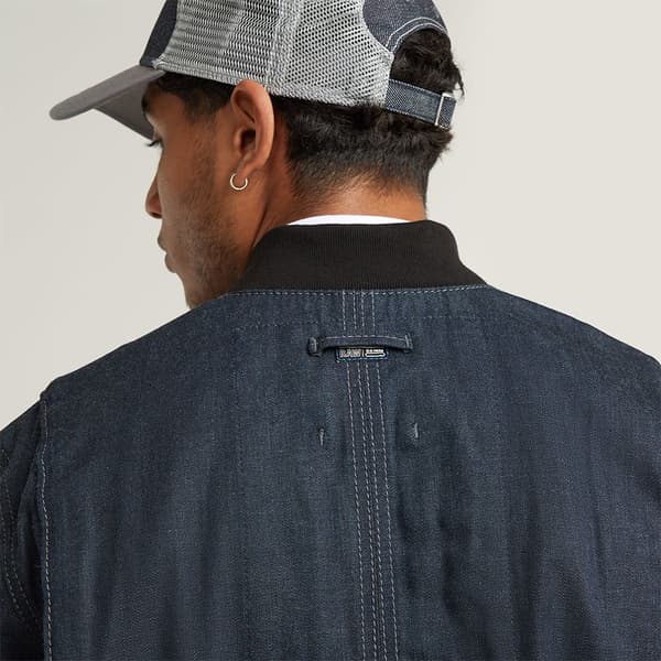 G-star Reinforced Shoulder Jacka Blå XS Man