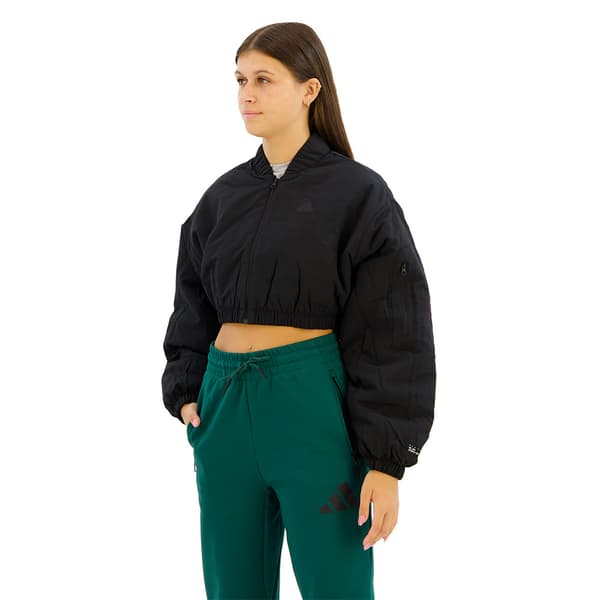 Adidas City Escape Padded Bomberjacka Svart S Kvinna