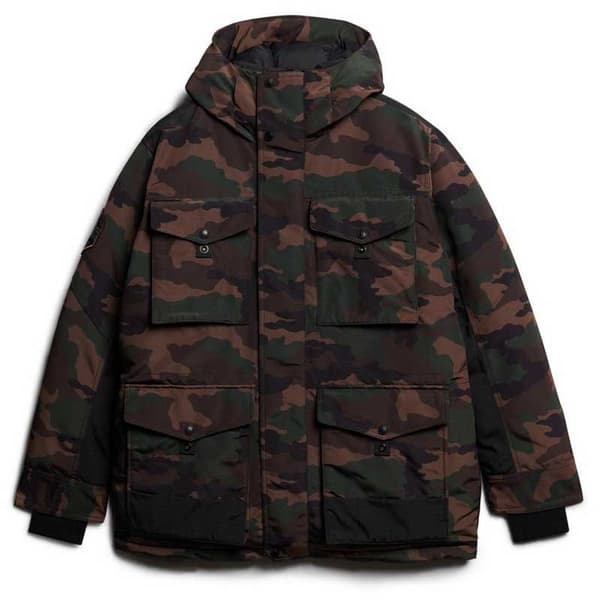 Superdry Everest Tactical Jacka Grönt,Brun XL Man