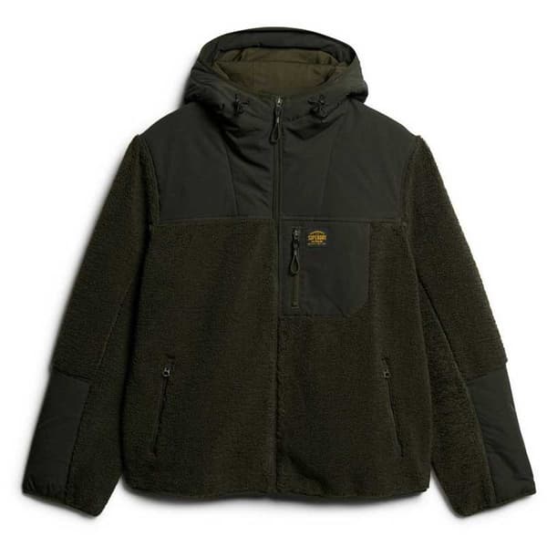 Superdry Expedition Borg Hybrid Jacka Grönt L Man