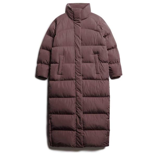 Superdry Maxi Longline Jacka Lila L Kvinna