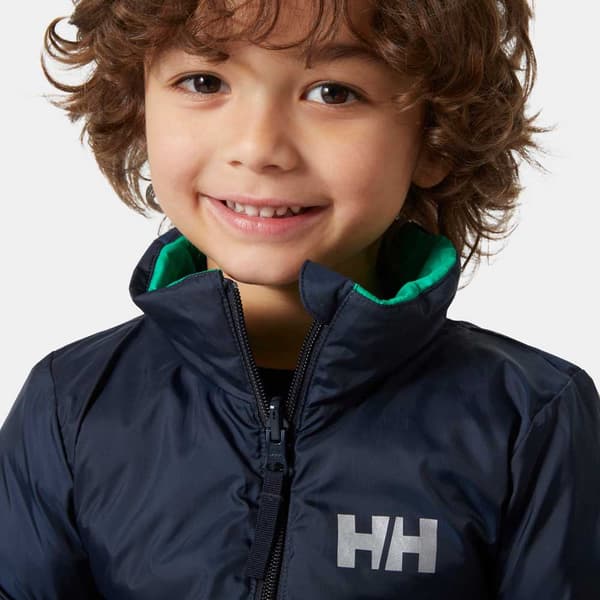 Helly Hansen Dalen Reversible Jacka Grönt 7 Years Pojke