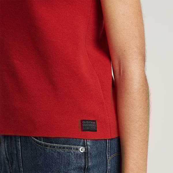 G-star Ny Raw Slim Top Trøje Rød XL Kvinde