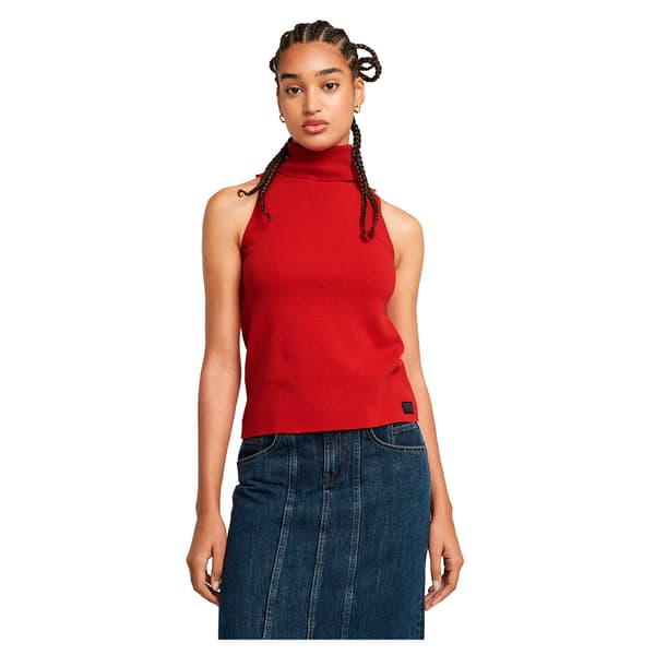 G-star Ny Raw Slim Top Trøje Rød XL Kvinde