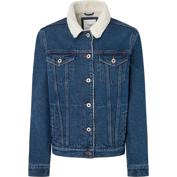 Pepe Jeans Regular Dlx Jeansjacka Blå L Kvinna