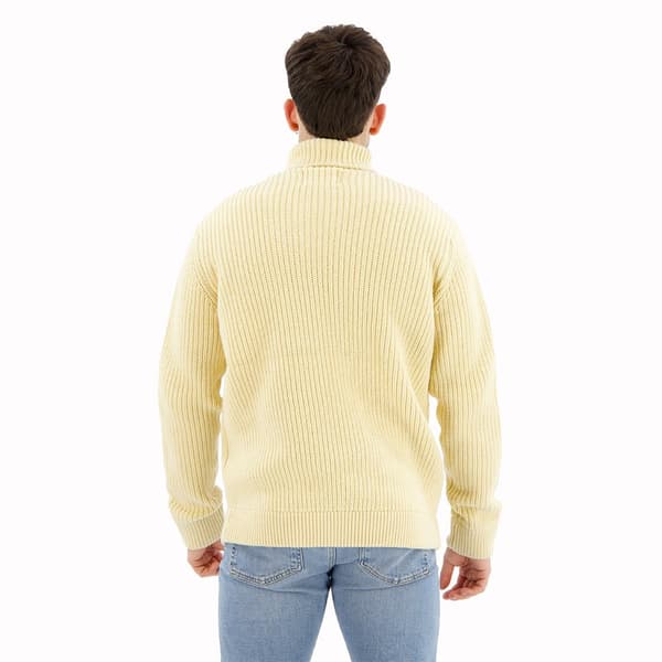 Superdry Merchant Cable Tröja Med Hög Krage Beige XL Man