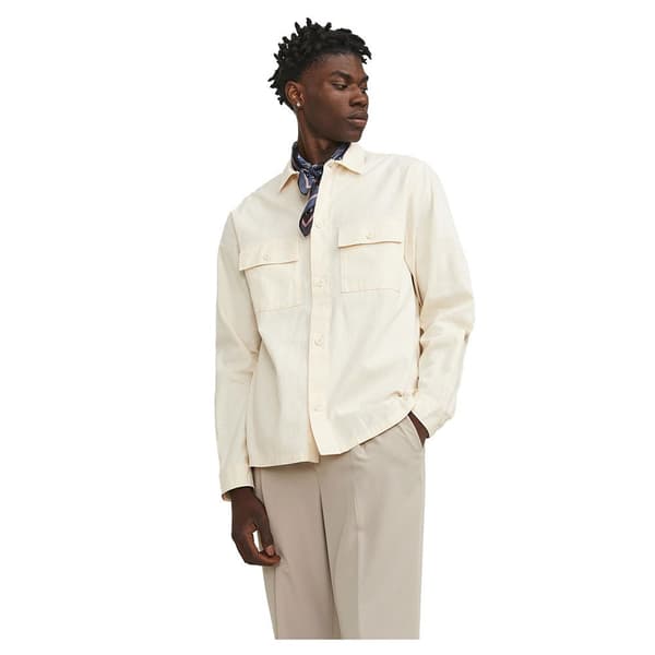 Jack & Jones Venice Linen övertröja Beige S Man