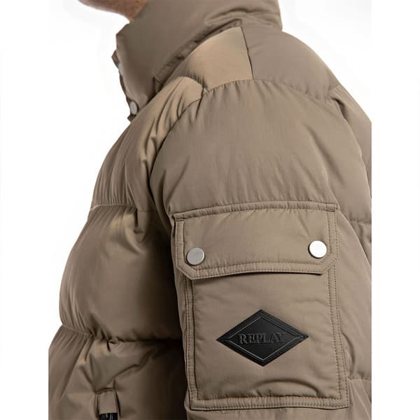 Replay M8408.000.84974 Pufferjakke Beige M Mand